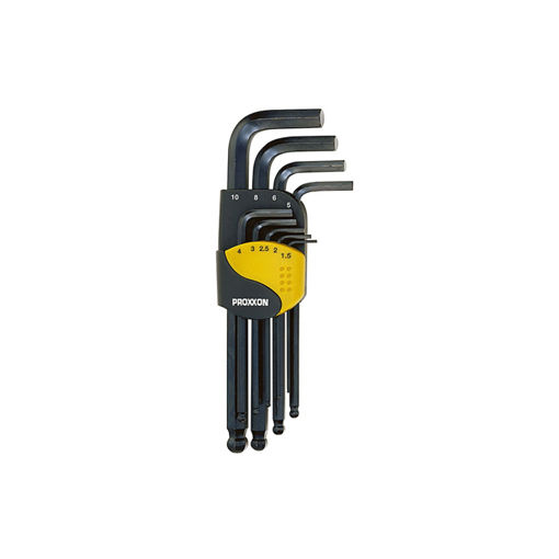 آچار آلن برند پروکسون وزن 372گرم جنس کروم وانادیم مدل 23946 کد SPQ-70